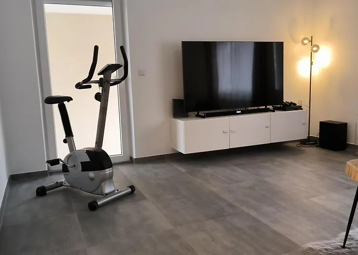 Modern 1br W King Size, Only 5 Min To Rab 公寓 拉姆斯泰因-米森巴赫